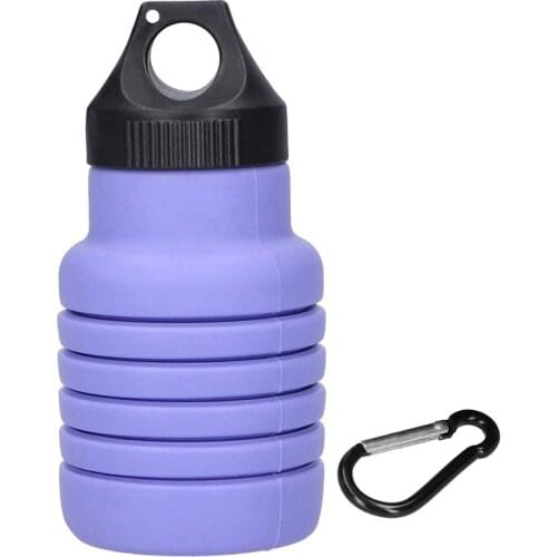 18.5 Oz Sports Water Bottle Foldable Water Bottle Reusable Water Bottle Use on Travel Bikes Outdoor Sports