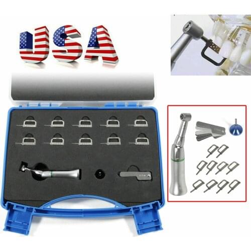 Dental 4:1 Reduction Contra Angle Handpiece IPR Interproximal Stripping Box