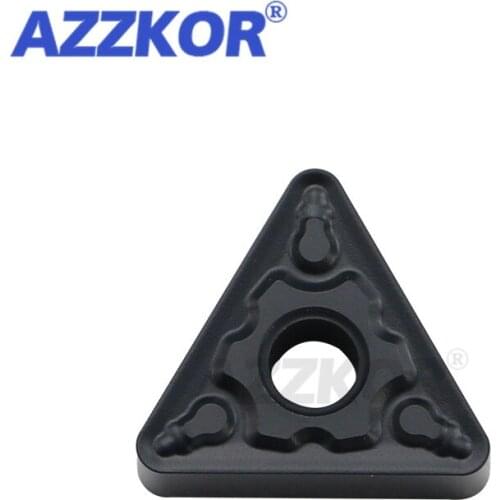 TNMG1604-XM XNT9125 Turning Tools Insert CNC Center Lathe For A3 Steel 45#Steel Q235 Steel Maching AZZKOR Triangle Carbide Blade
