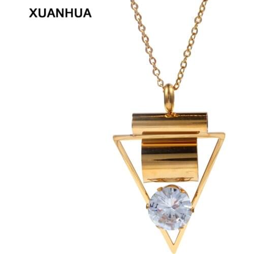 XUANHUA Fashion Necklaces & Pendants Choker Necklace Stone Collares Jewellery Women Jewelry Pendant Necklace Chocker Jewerly