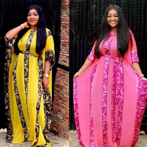 South African Dresses For Women 2021 New Vetement Femme Dashiki African Print Dresses Africa Ladies Clothing Ankara Summer Dress