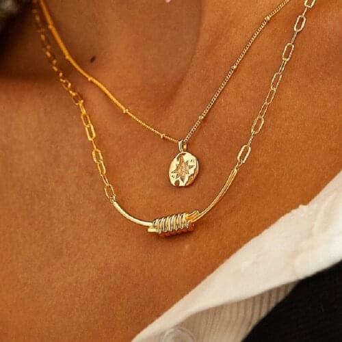 2020 New S925 Sterling Silver Necklace For Women Sun Star Round Brand Pendant Fashion Inlaid Zircon Luxury Jewelry Wholesale