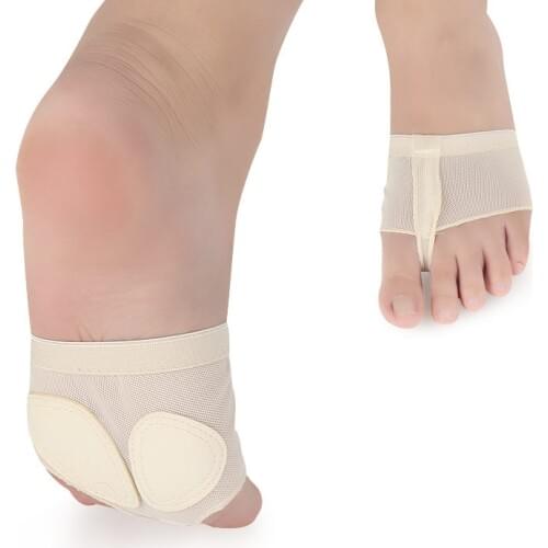 1pair Toe Separator Belly Ballet Dance Protector Toe Corrector Forefoot Half Heel Pads Sock Metatarsal Thong Protector Foot Care