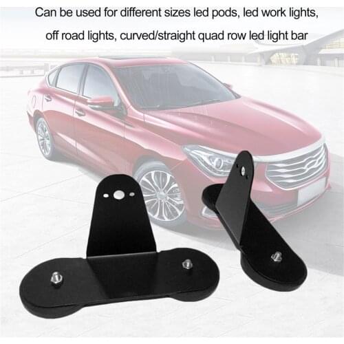 2pcs Light Bar Mount Bracket Punching-free Powerful Mount Bracket with Strong Magnetic Base Roof LED Light Bar for Offroad Car