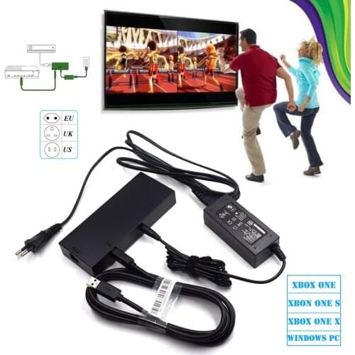 2018 NEW Version Kinect 2.0 Sensor AC Adapter Power Supply for Xbox one S / X / Windows PC , for XBOXONE Slim/X Kinect Adaptor