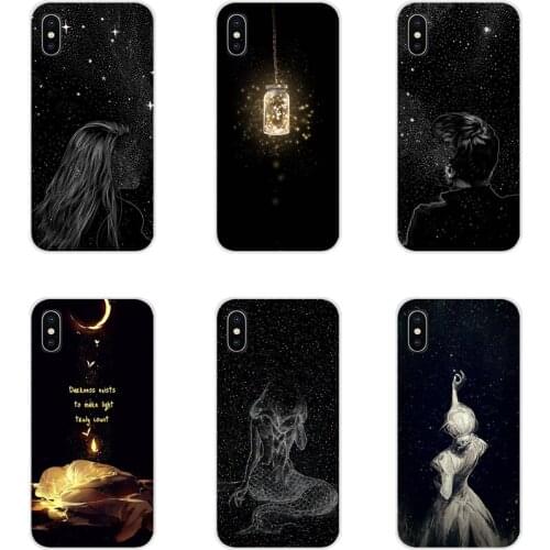 For Xiaomi Redmi Note 6A MI8 Pro S2 A2 Lite Se MIx 1 Max 2 3 For Oneplus 3 6T Spring Galaxy Case Couple Dandelion TPU Cover Bag