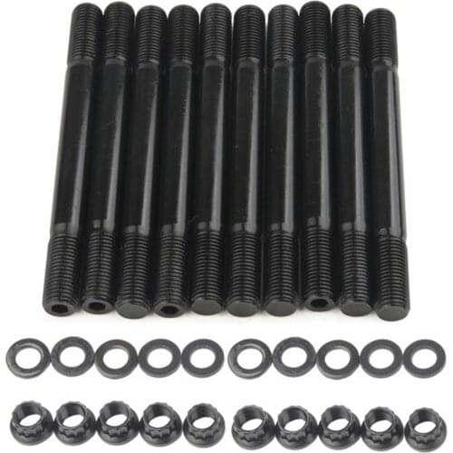 EVO Head Bolt High Strength ARP 207-4203 35CRMO Cylinder Head Double Threaded Bolt for Mitsubishi Eclipse 94-19 Car Accessories