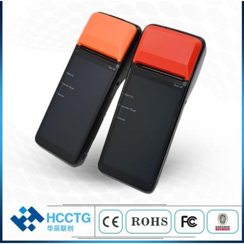 PDA Android Handheld POS Terminal With 58mm Thermal Receipt Printer cash registers For Mobile Order eSIM 4G WiFi R330