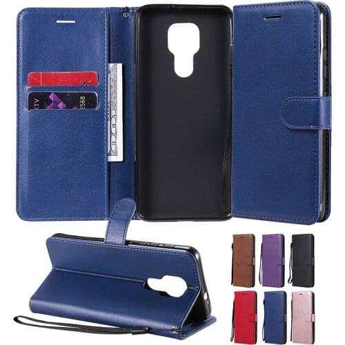 Magnetic Folio Flip Wallet Cover For Motorola E7 Plus E6 G8 Play G4 G5 G5S G6 E4 E5 E6S E7 E 2020 One G Power G8 Power Lite Case