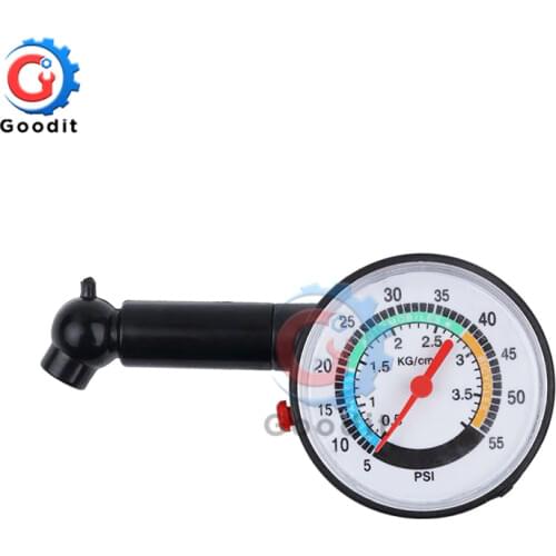 Car Tyre Tire Pressure Gauge For Car Auto Motorcycle Truck Bike Dial Meter Vehicle Tester Pressure Tyre Measurement Tool Meter