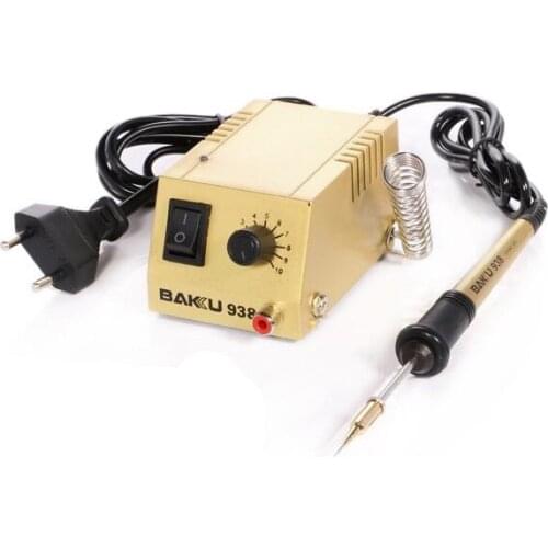 110V BAKU BK-938 Mini Soldering Station Portable Powerful Fast Heating for SMD SMT DIP Soldering Work Long Life US Plug