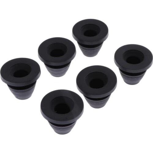 6pcs Rubber Side Cover Grommets Fairings Ring Set for Touring 2008-2016, OEM Replacement