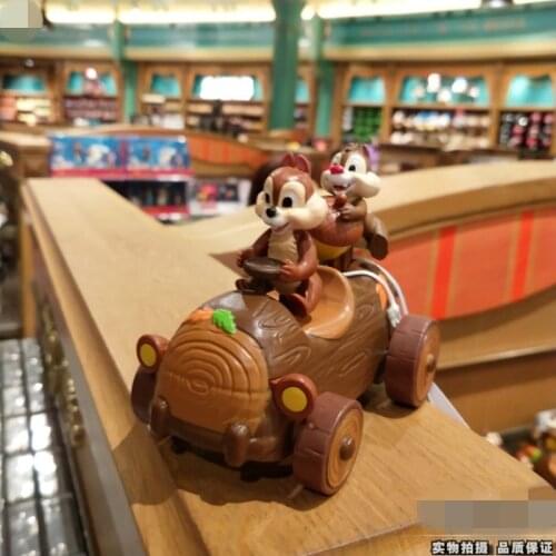 New Style Shanghai Disney Chichididi Chipmunk Cartoon Cute Pull Back Car Glide Toy Car Decoration Gift AG2373