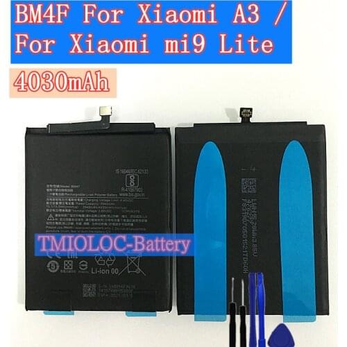 New High Quality BM4F 4030mAh Battery For Xiaomi Mi A3 Mi9 lite + Tools