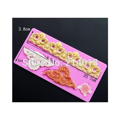 European-style embossed pattern western wedding dessert fandont cake decorative lace