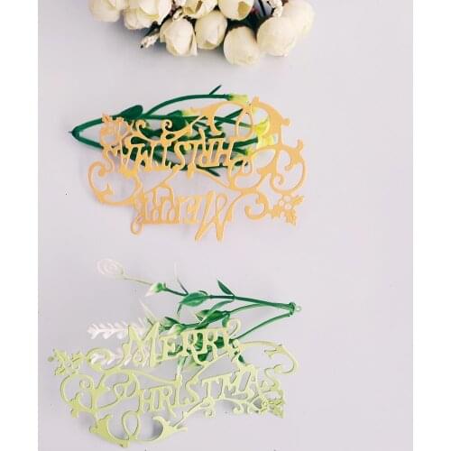 Merry Christmas Happy Christmas cutting Die Christmas Series New Die Metal cutting Die Technology DIY Decoration