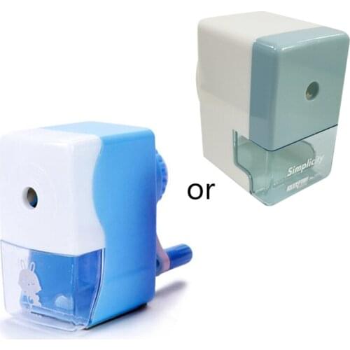 G5AA Kids Student Pencil Sharpener Hand Crank Mechanical Accessories School Office Stationery