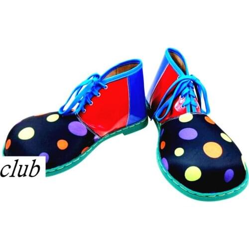 34cm round head dot Clown Shoes Dance Party Costumes Props for Halloween the joker Cosplay carnival party Stage Performance