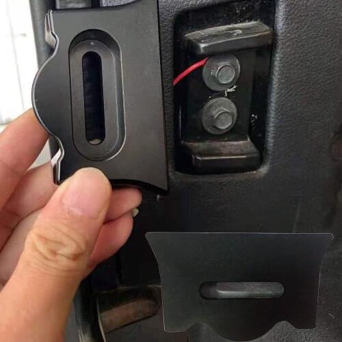 Door Protection Tailgate Pad Aluminum Alloy Exterior Accessories For Jeep Wrangler JL 2018