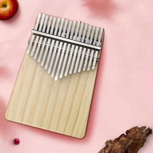 Kalimba Thumb Piano,17 Key Portable Thumb Piano Made By African Wood With Study Instruction for Kids Adult Beginners Music Lover