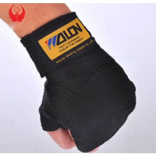 2PCS Cotton Kick Boxing Wraps Bandage Men Sanda Taekwondo Muay Thai Guantes De Boxeo Wrist Straps Equipment