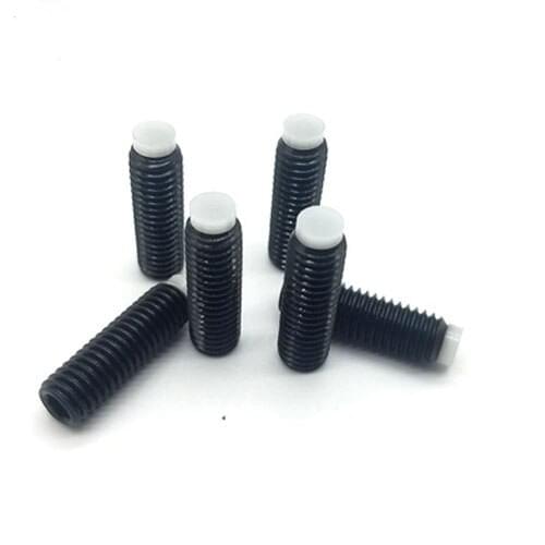 2pcs M10 Allen Anti-collision head inner hexagon Polyurethane Stop bolt Buffer replacement SBPP8-10 12mm-40mm Length