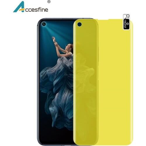 5D Soft Hydrogel Screen Protector For Huawei Honor 10i 20i 20 TPU Full Coverage Curved edge Protective Film Not Glass