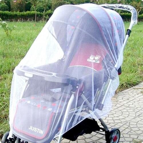 Baby Stroller Pushchair Mosquito Insect Shield Net Safe Infants Protection Mesh Stroller Accessories Mosquito Net Care 150cm