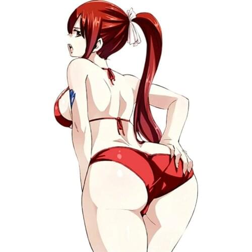 Fuzhen Boutique Decals Exterior Accessories Funny Car Stickers Cartoon Bosshi Anime Decorative for Bumper Window Wiper Decal