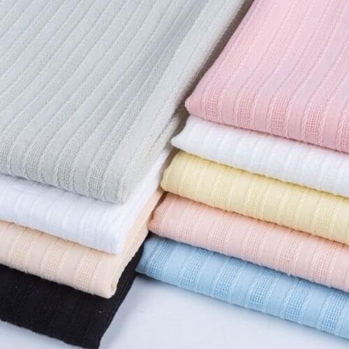 50 x 140 cm exquisite lightweight jacquard fabrics breathable for sewing dress shirt designer patchwork material