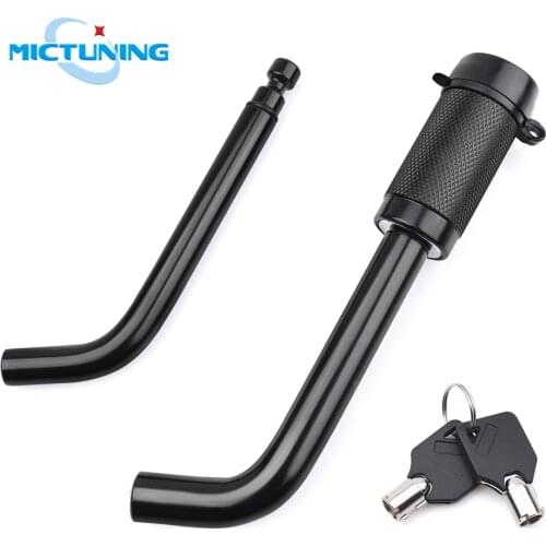 MICTUNING Trailer Hitch Pin Lock Set Dual Bent Pin Style 1/2" & 5/8" Diameter Fits Class I II III IV 1-1/4" 2" & 2-1/2" Receiver