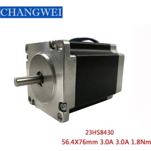 Nema 23 Stepper Motor 2 phase 4-Leads 270 Oz-in/180Ncm 76mm CNC 3D Printer 23HS8430 1.8deg