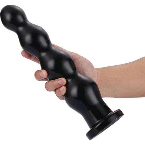 New Arrival Anal Plug Dildo Sex Toys For Women /Men Masturbators Big Butt Plug Anal Toys Dilator Vaginal Anus Suction Pull Bead