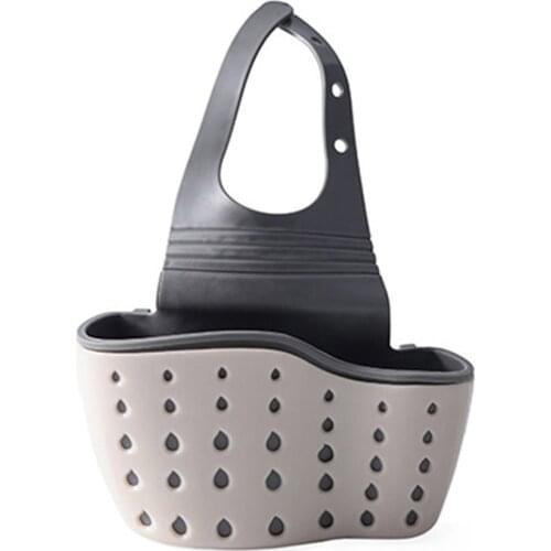 Sink Shelf Soap Sponge Rack Kitchen Drain Holder Sink Holder Kitchen Portable Hanging Bag Basket household kitchen Storage Racks