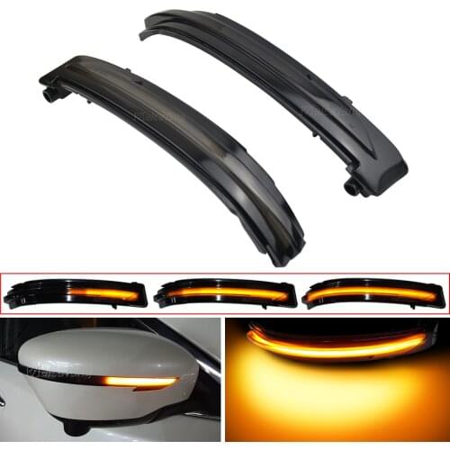 LED Dynamic Turn Signal Light Side For Nissan X-Trail T32 Rogue Qashqai J11 Murano Z52 Juke Navara Pathfinder Side Mirror Signal