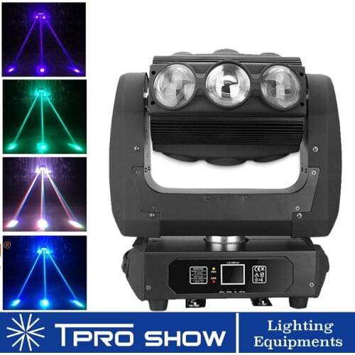 Beam Moving Head LED Lyre Wash 9x12W RGBW Rotating Disco Lighting Effect DMX512 Professional Lighting For Club DJ Mobile Stage
