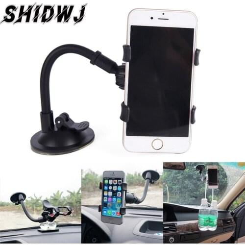 1pcs Car Phone Holder Universal 360 Degree Flexible Dashboard Windshield GPS Mount Desk Table Cell Mobile Phone Holder Stand