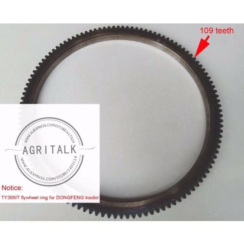 Gear rings (109 teeth) for Jiangdong TY395IT engine for Dongfeng brand tractor, part number