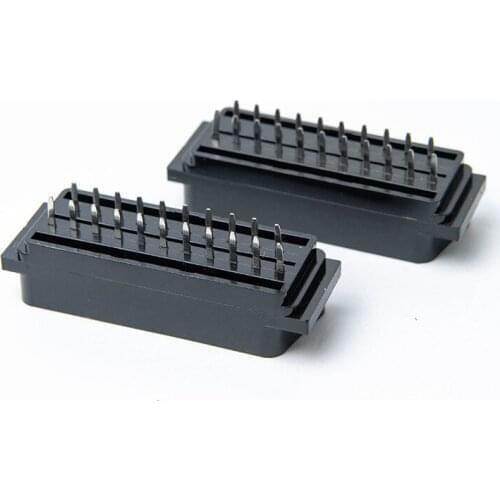 100 PCS a lot 21 Pins 180 degree Scart Female Socket connector jack 21 Pin Adapter