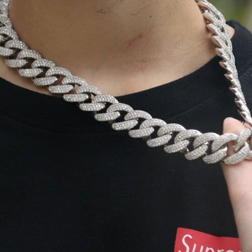 19mm three row Necklace