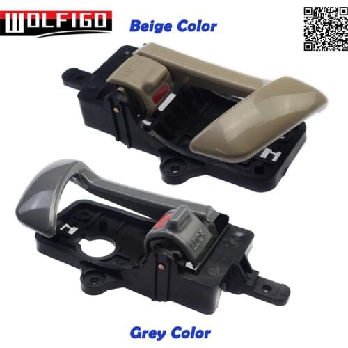 Beige / Grey Left Right Inside Door Handle For Hyundai Santa Fe 07-12 826202B000J4, 836200W000S4, 826102B000J4, 836100W000S4