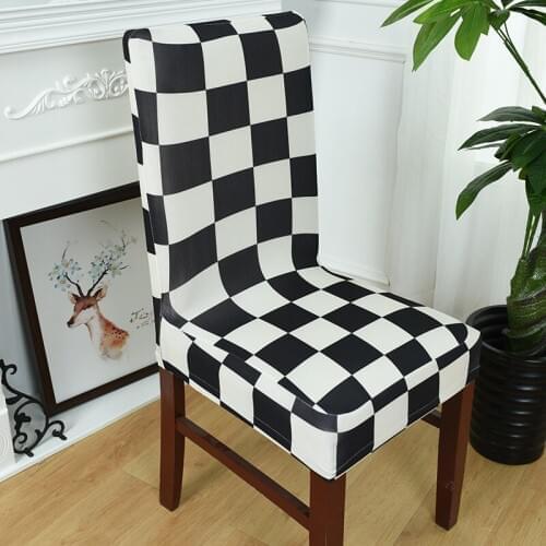 Printed Elastic Chair Cover Polyester Chair Cover Hotel Wedding Hotel Universal