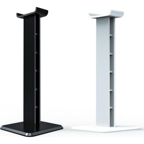 Headphone Holder Head Mounted Hook Display Shelf Desktop Stand Headphone Bracket Hanger Black White Earphone Stand Holder