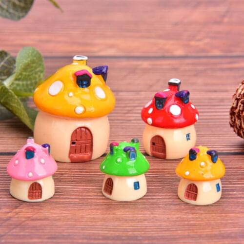 Artificial Micro Landscape Decoration Mushroom Miniature Decoration Vintage Home Decor