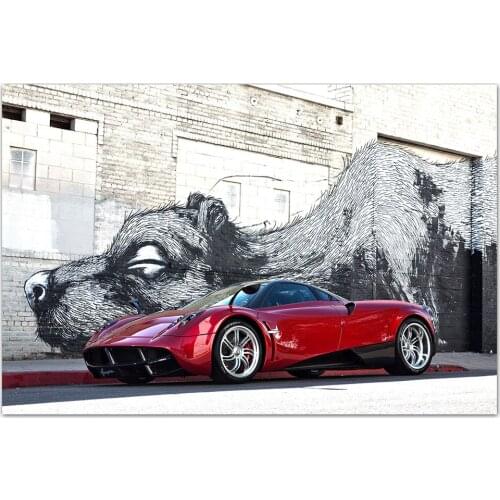 Pagani Huayra Sport Car Picture Wall Art Posters and Prints Modern Canvas Painting for Living Room Decor