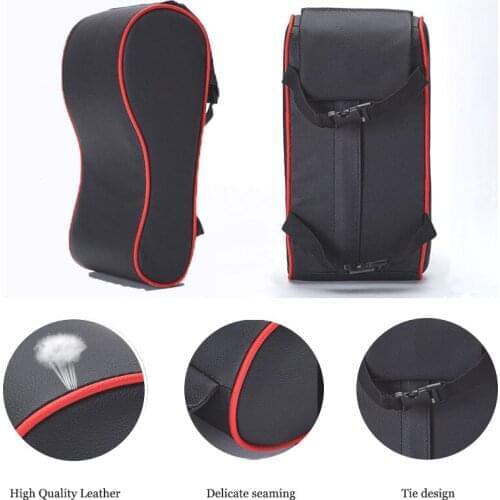 Leather Car Center Console Arm Rest Seat Box Mat Cushion Vehicle Protective Styling for Hyundai ix35 iX45 iX25 i20 i30 Sonata,Ve