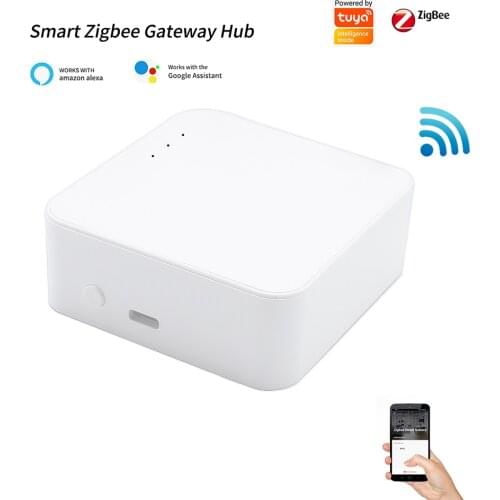 Tuya ZigBee Gateway Smart Home Automation Hub Bridge Smart WIFI Module Wireless Remote Control Cooperate with Alexa Google Home