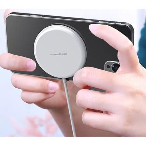 2021 NEW Suitable For Phone12 Magnetic Wireless Charger 15W QI Round Mag safe Charger