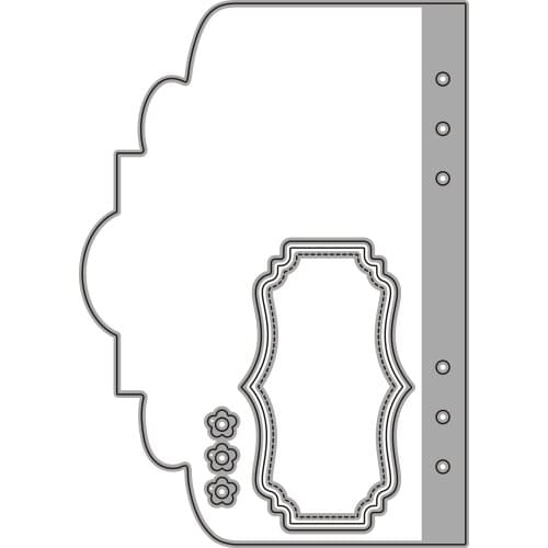 JMCRAFT 2021 New Arrival Irregular Shape#2 Metal Cutting Die Embossing Scrapbooking Stencil Craft Cut Die For DIY Card Handmade