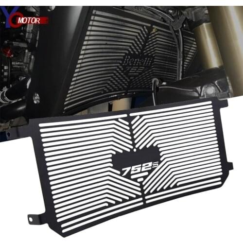 New Black For Benelli 752s 2018-2019 Aluminum Accessories Motorcycle Radiator Grille Guard Cover Protector With Benelli LOGO